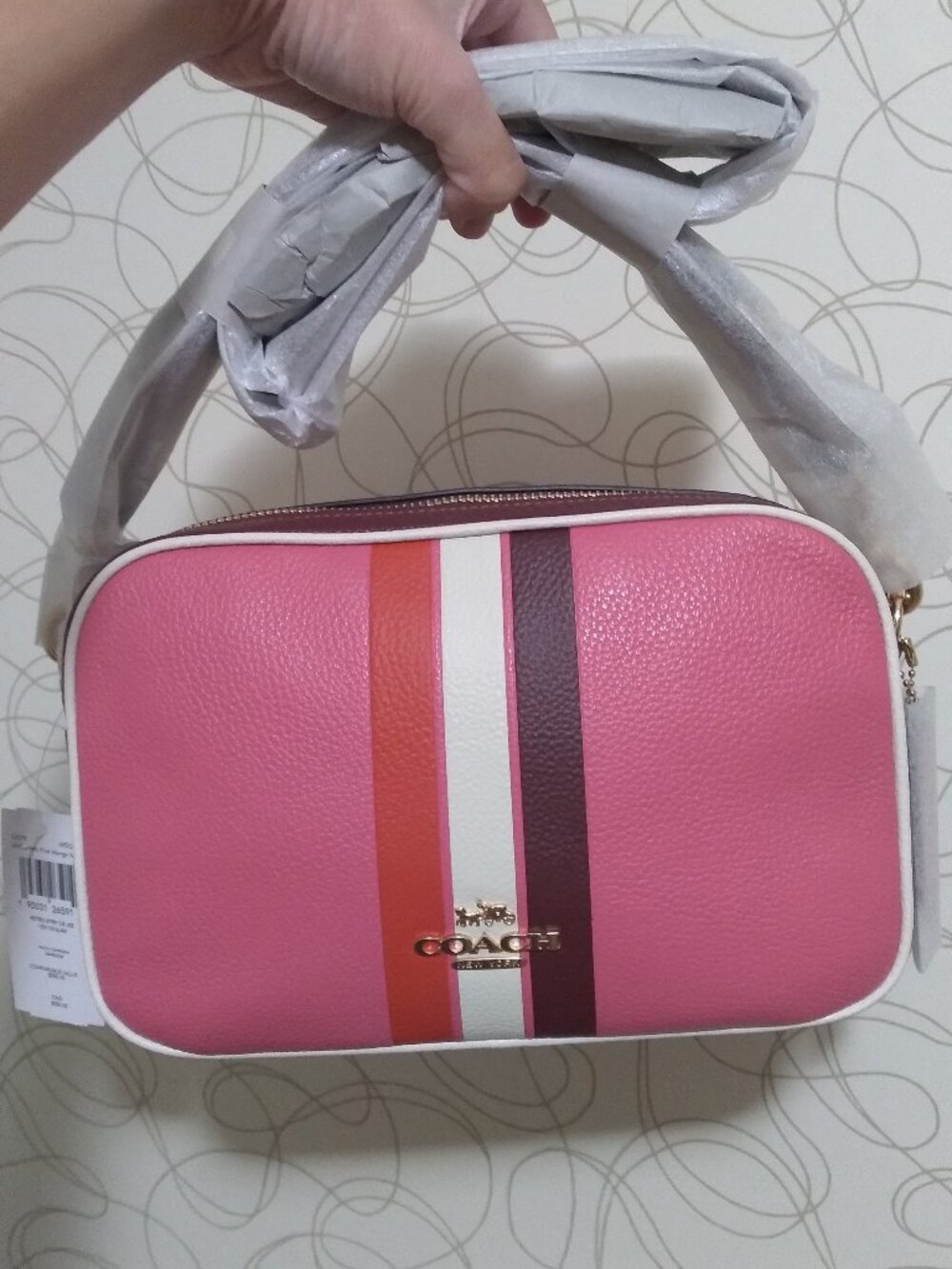 Coach Retro Stripe Colorblock Jes Crossbody